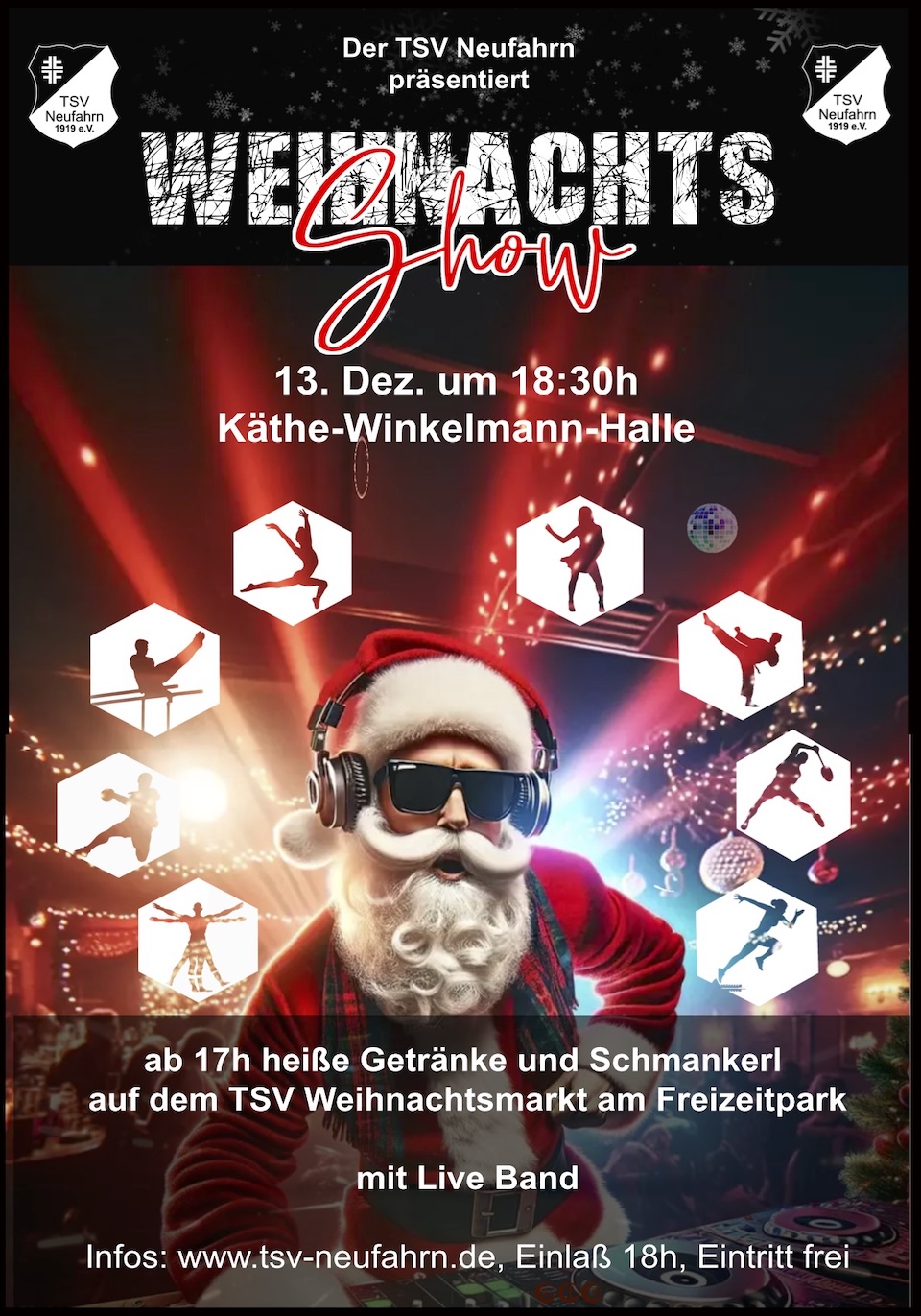 TSV Weihnachtsshow + Weihnachtsmarkt