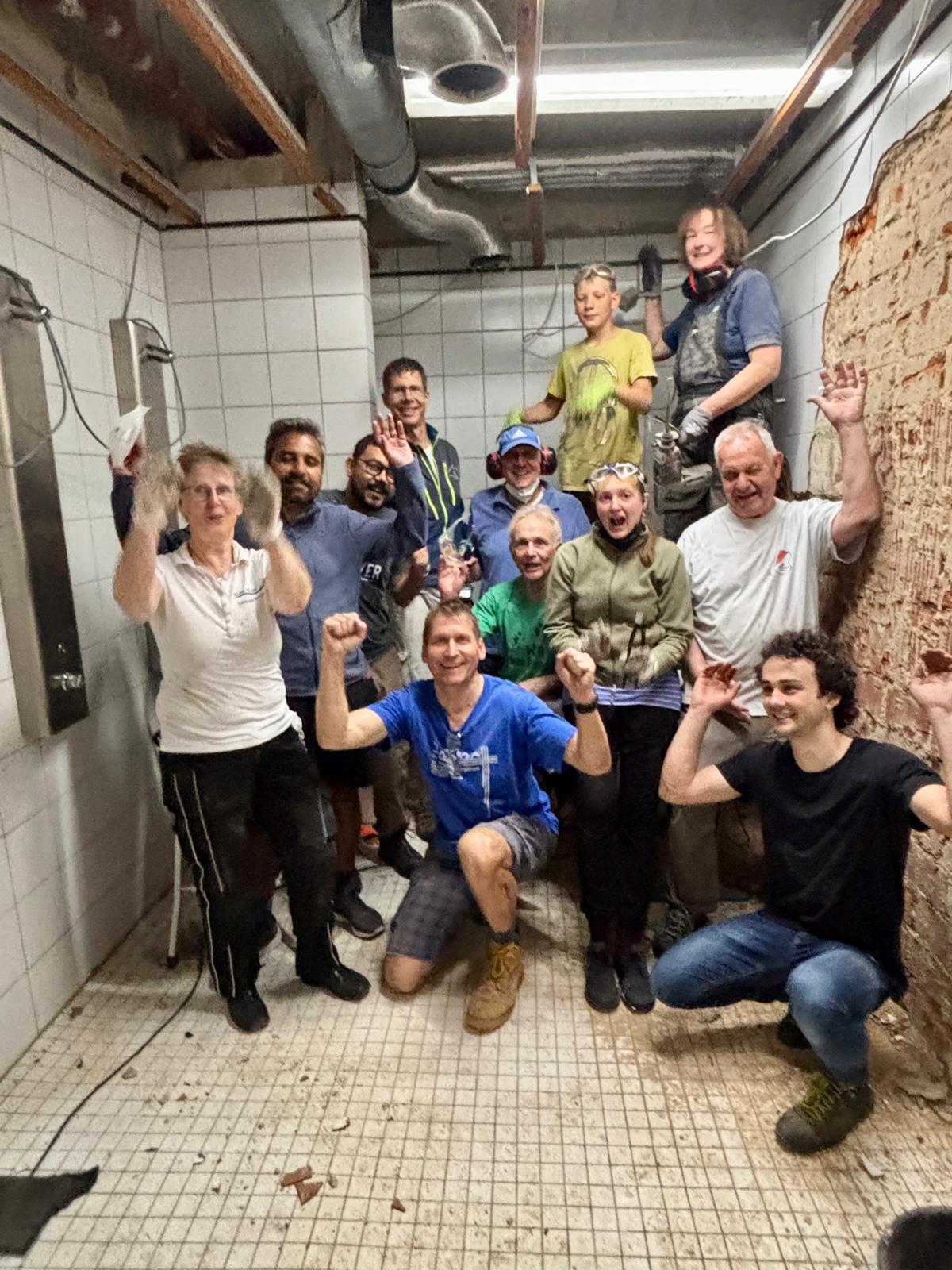 Renovierung der Duschen (Teil 1)