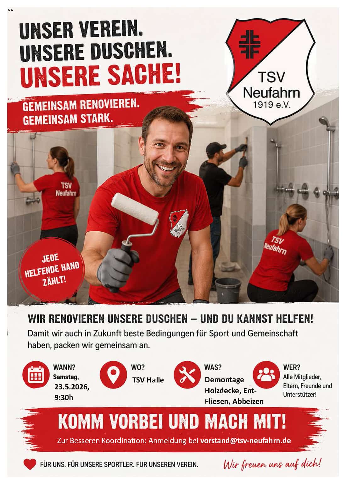 Erster Sanierungs-Abschnitt im Erdgeschoss