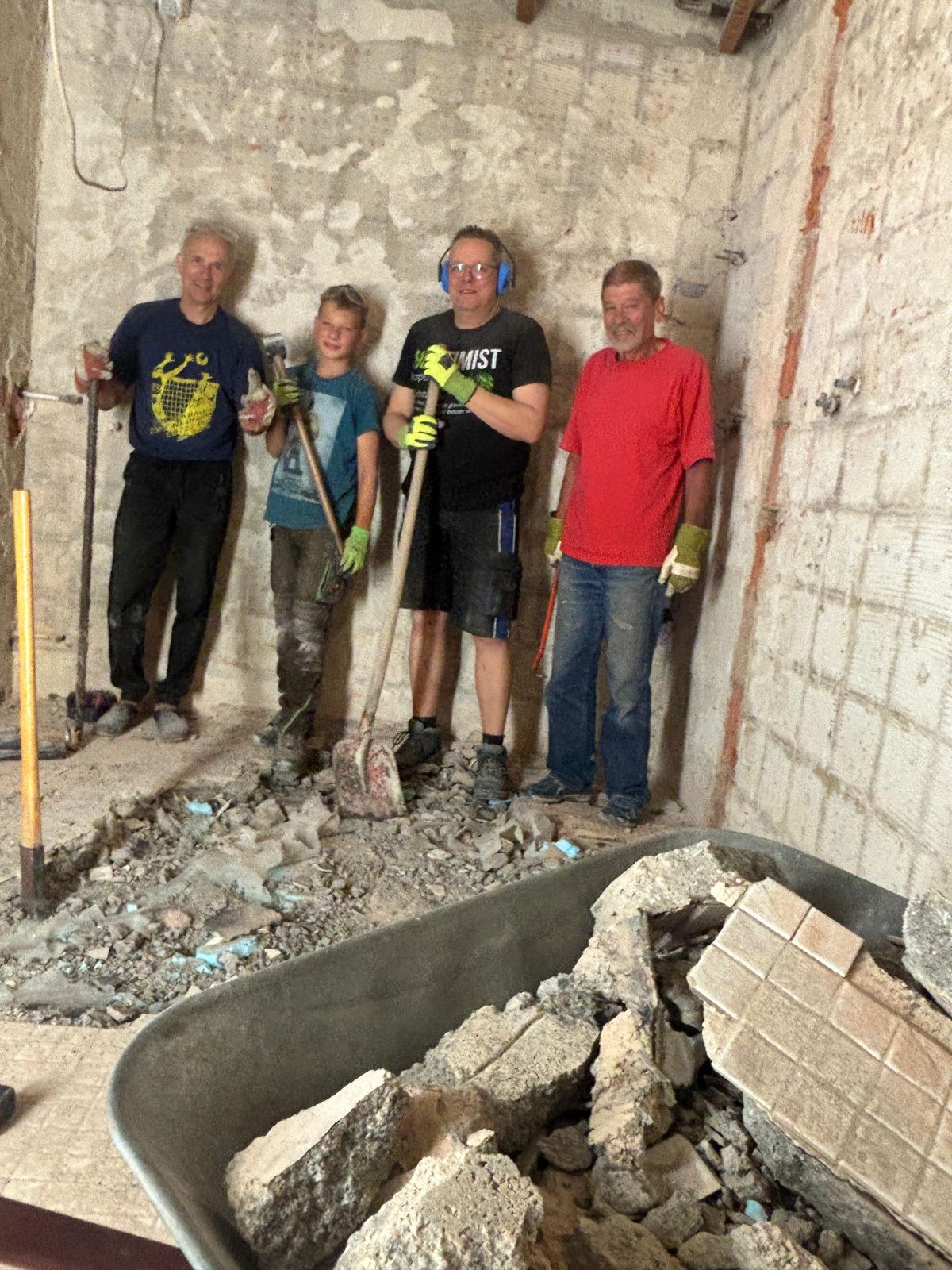 Renovierung der Duschen (Teil 2)