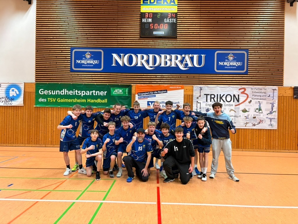 Handball - mB-Jugend weiterhin auf Meisterschaftskurs