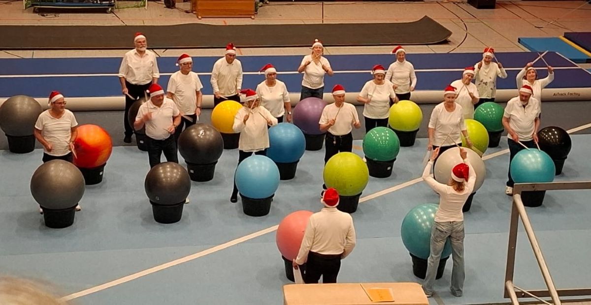 Überzeugender Auftritt der Herzsportler bei der TSV Weihnachtsshow